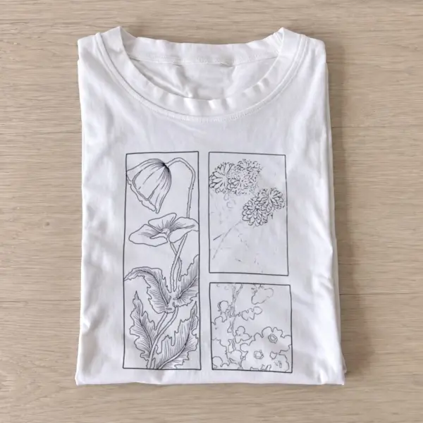 Botanical panel study t shirt white20botanical panel study.webp