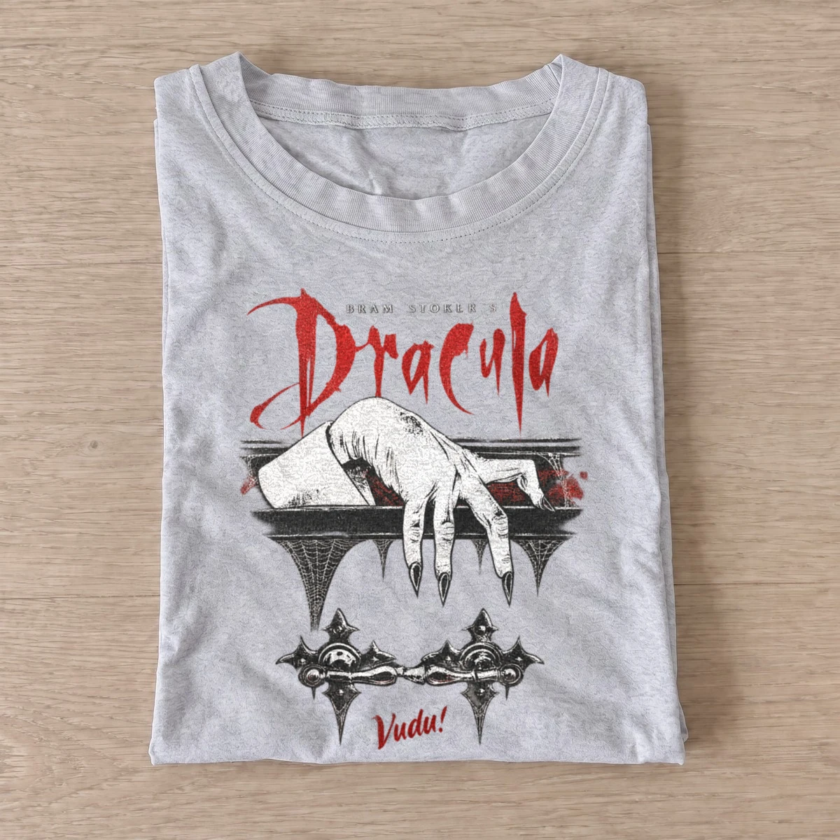 Bram stokers dracula vintage poster t shirt gray20vampire vintage poster.webp