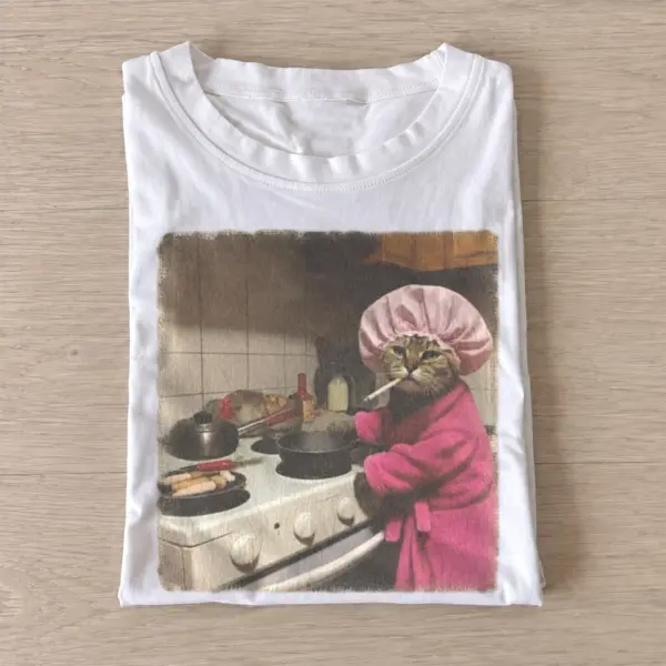 Breakfast chef cat t shirt white20breakfast chef cat.webp