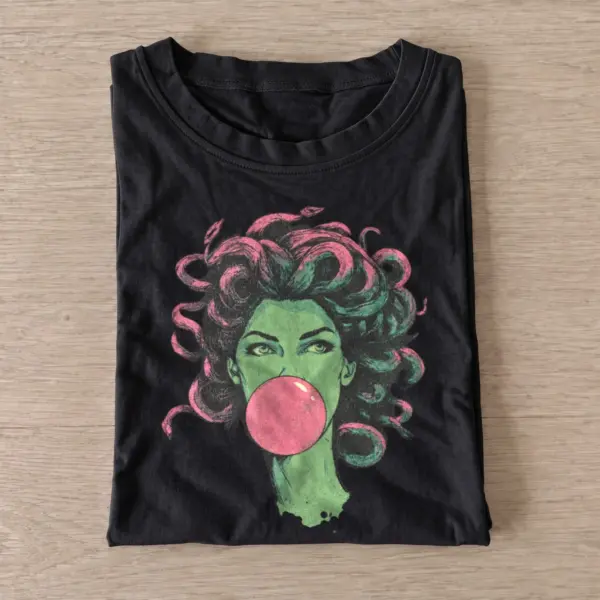 Bubblegum medusa graphic t shirt black20bubblegum medusa.webp