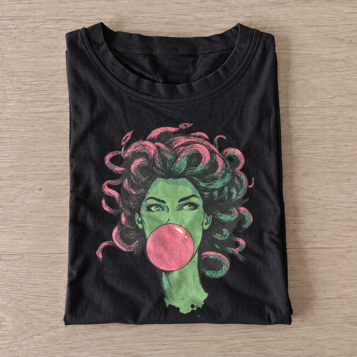 Bubblegum medusa graphic t shirt black20bubblegum medusa.webp