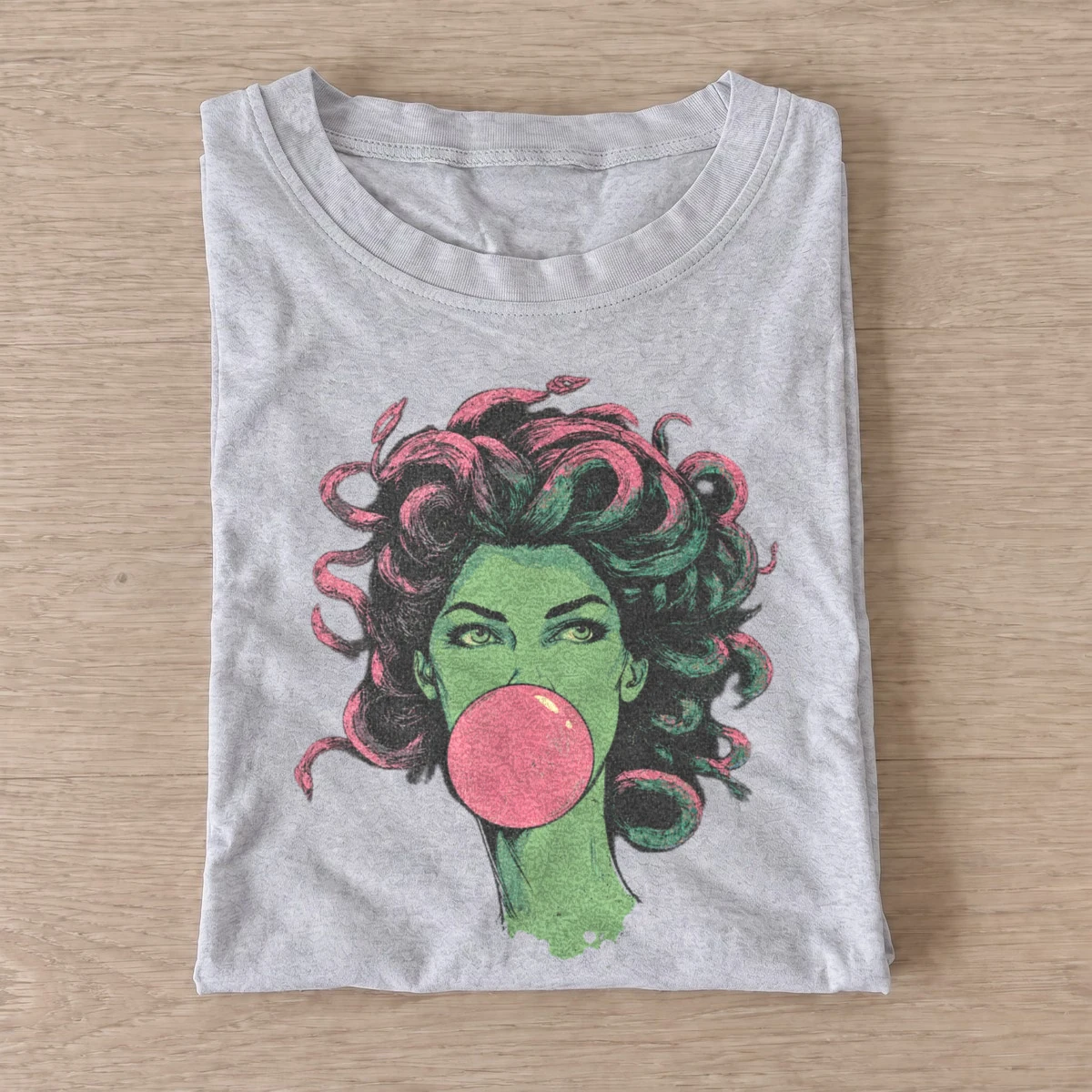 Bubblegum medusa graphic t shirt gray20bubblegum medusa.webp