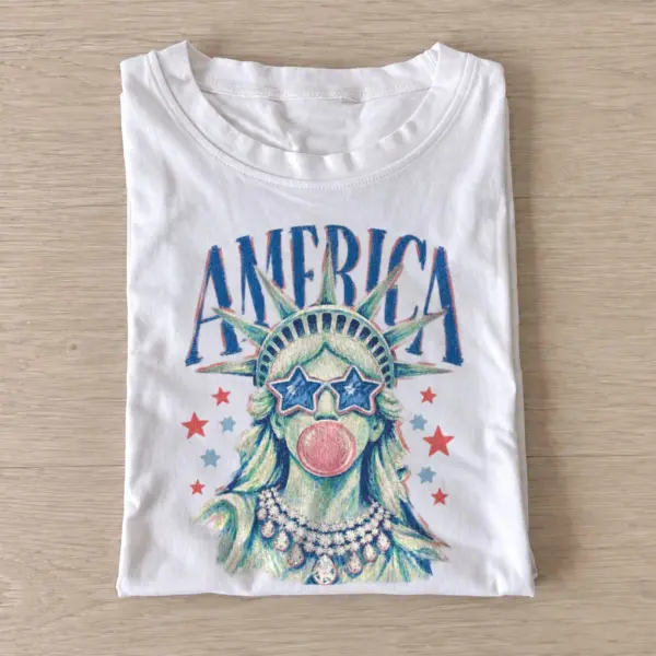 Bubblegum statue of liberty america t shirt white20bubblegum liberty.webp
