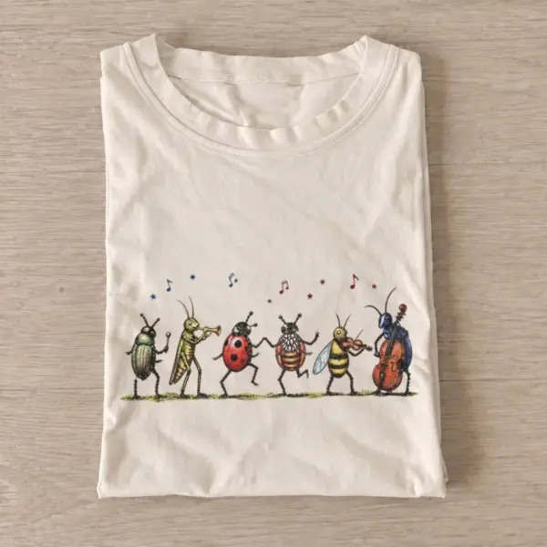 Bug parade musical insects t shirt sand20bug parade.webp