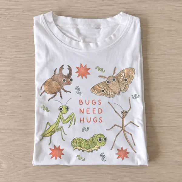 Bugs need hugs insect graphic t shirt white20bugs need hugs.webp