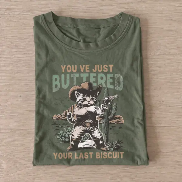 Buttered biscuit kitten t shirt olive20buttered biscuit kitten.webp