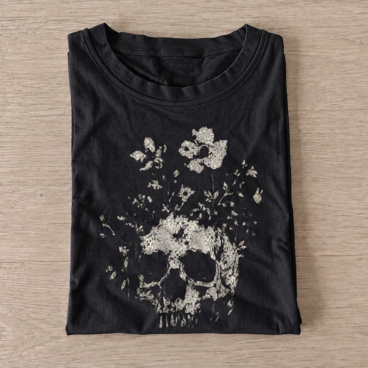 Butterfly skull graphic t shirt black20butterfly skull.webp