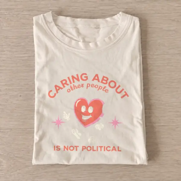 Caring heart character t shirt sand20caring heart character.webp