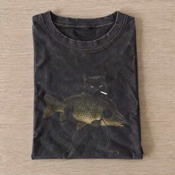 Carp Bandit Vintage Fishing T-Shirt — graphic design