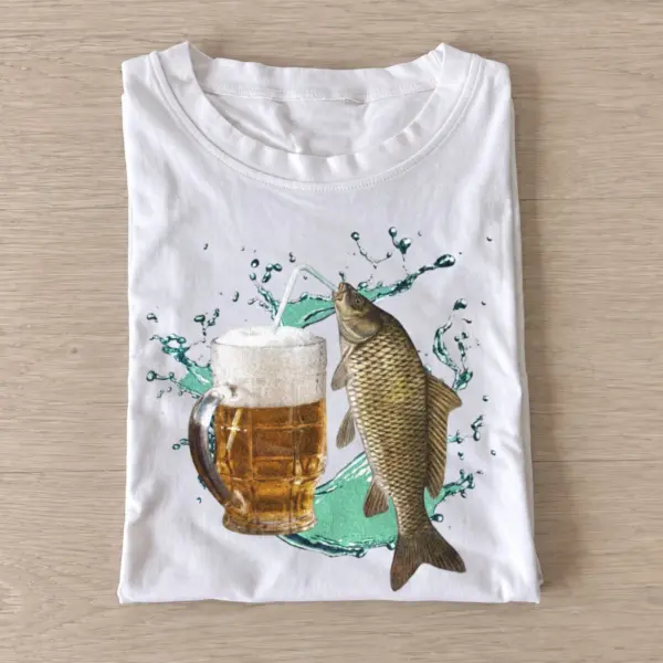 Carp beer t shirt white20carp20beer.webp