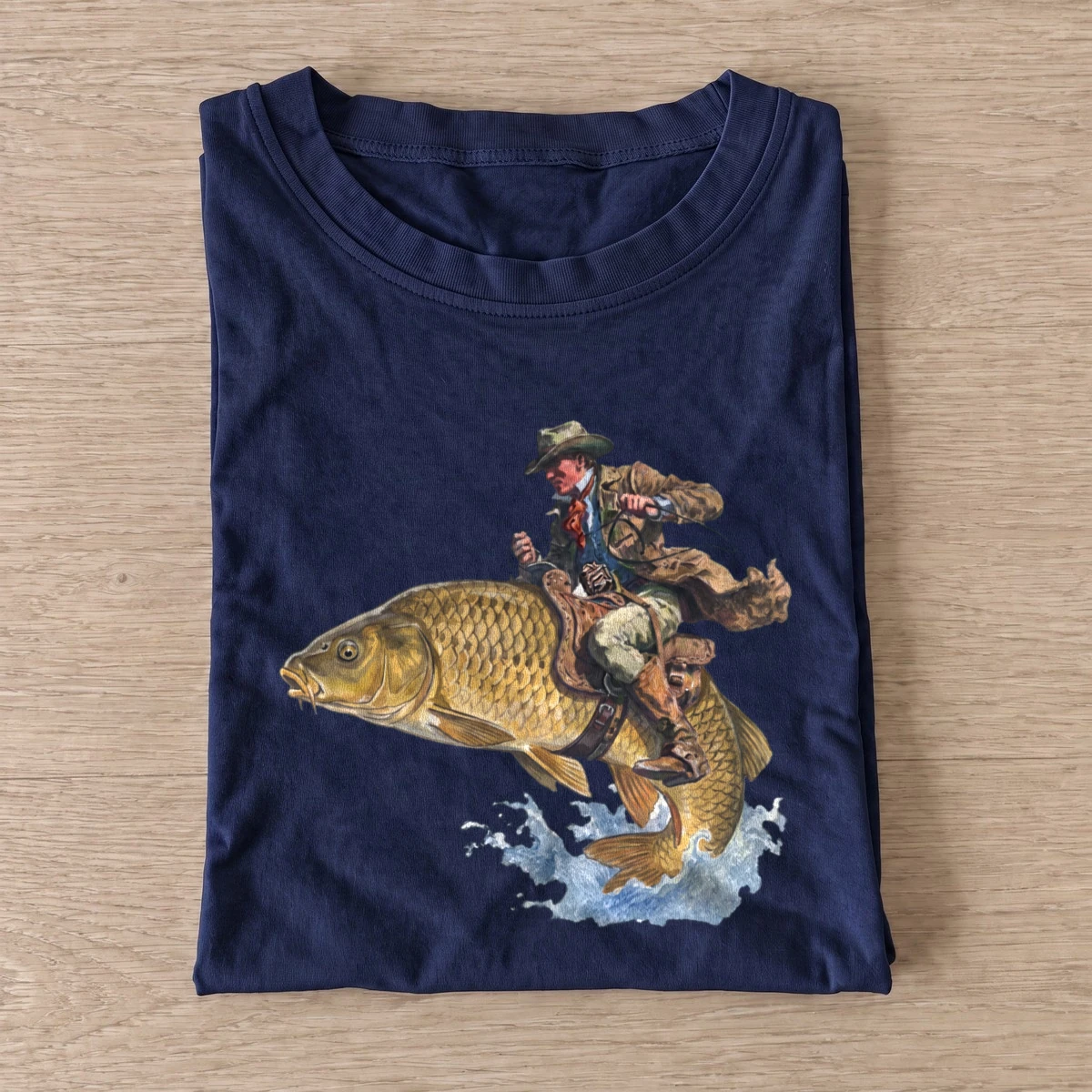 Carp rider t shirt navy20carp20rider.webp