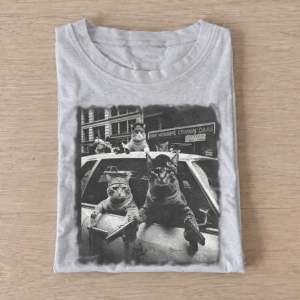Cat taxi crew t shirt gray20cat taxi crew.webp