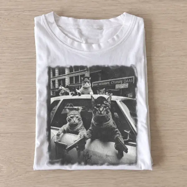 Cat taxi crew t shirt white20cat taxi crew.webp