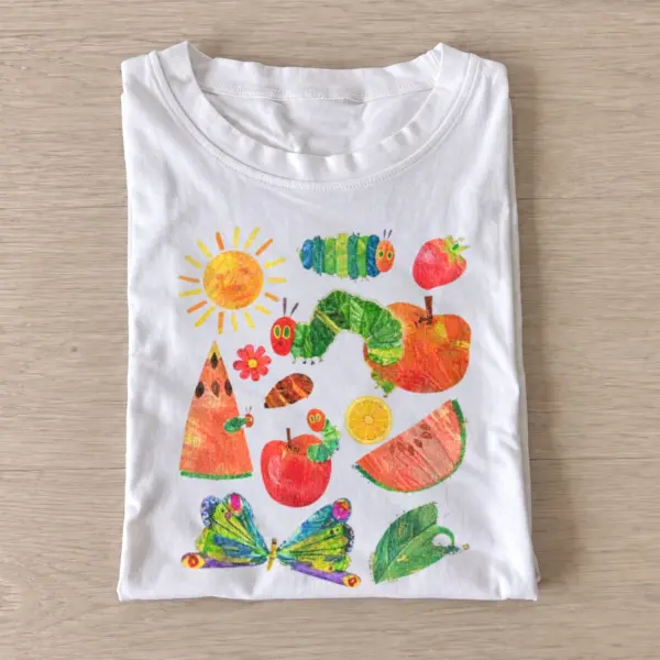 Caterpillar fruit feast graphic t shirt white20caterpillar fruit feast.webp