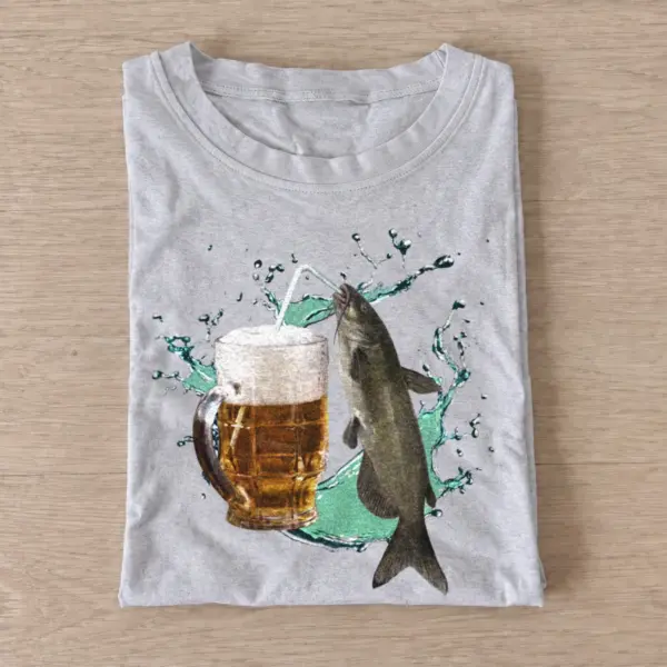 Catfish beer t shirt gray20catfish20beer.webp