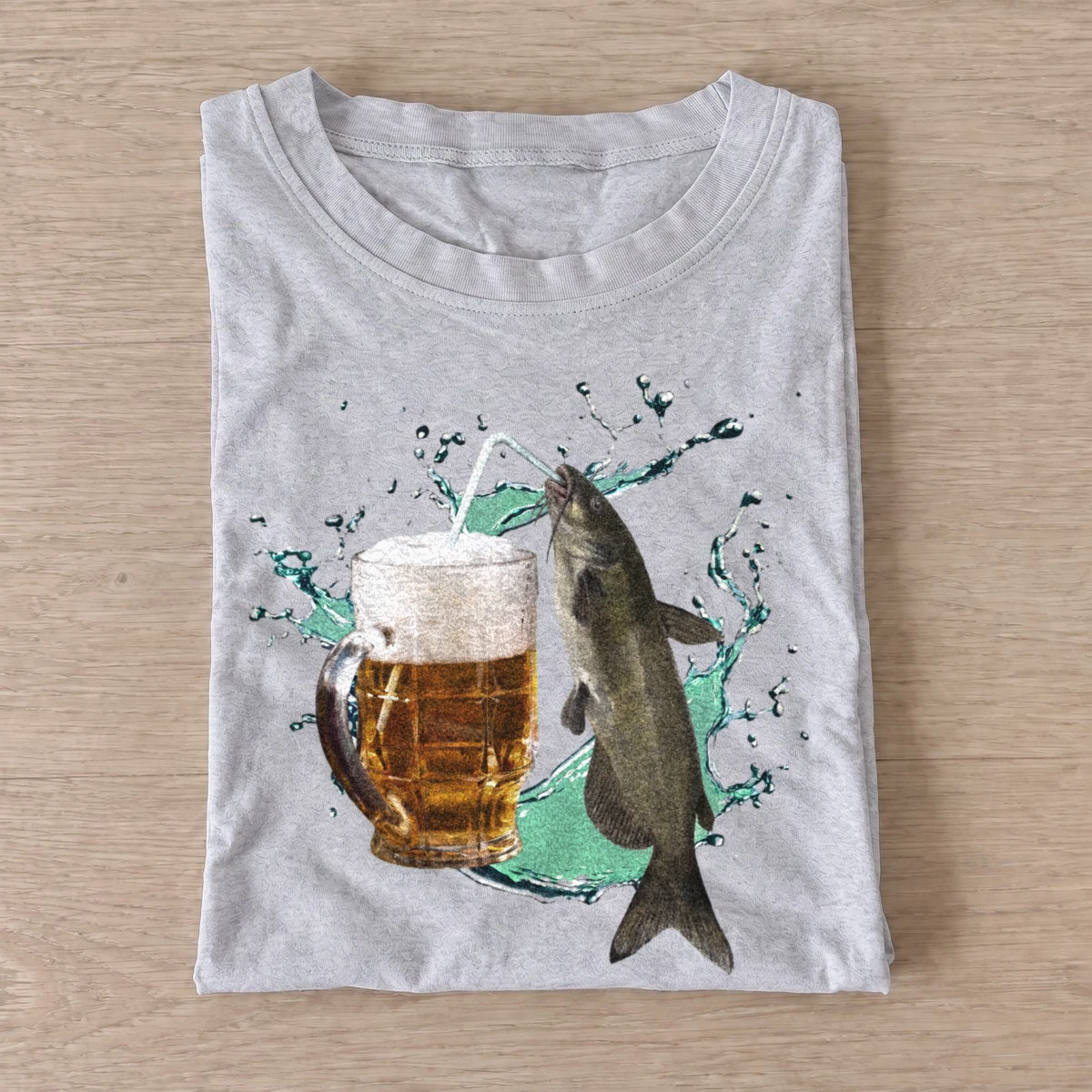 Catfish beer t shirt gray20catfish20beer.webp