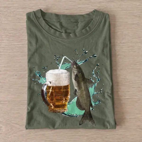 Catfish beer t shirt olive20catfish20beer.webp