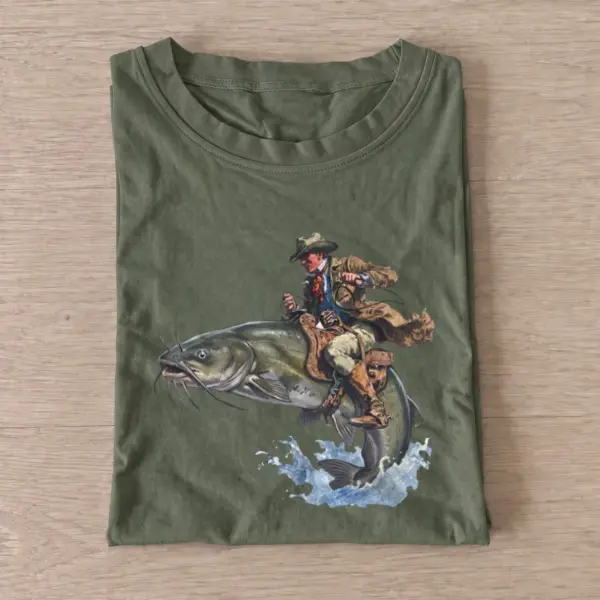 Catfish rider t shirt olive20catfish20rider.webp