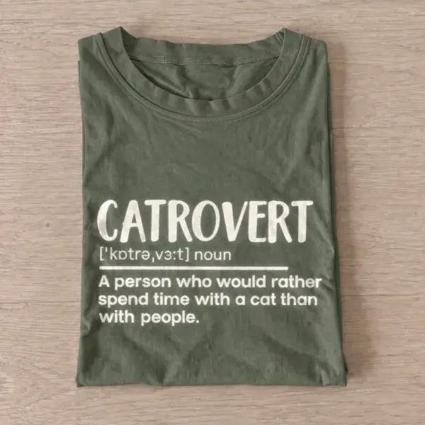 Catrovert definition t shirt olive20catrovert.webp