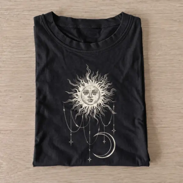 Celestial sun and moon t shirt black20celestial sun moon.webp