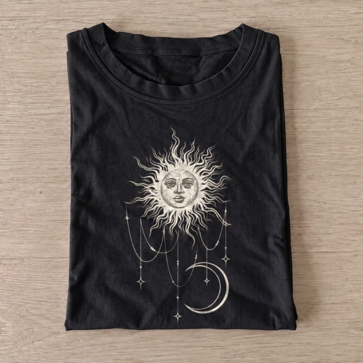 Celestial sun and moon t shirt black20celestial sun moon.webp