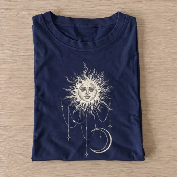 Celestial sun and moon t shirt navy20celestial sun moon.webp