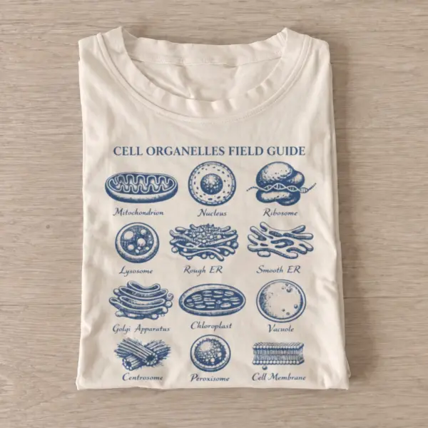 Cell organelles field guide t shirt sand20cell organelle guide.webp