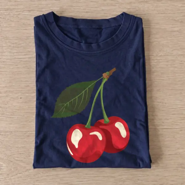 Cherry leaf pair t shirt navy20cherry leaf pair.webp