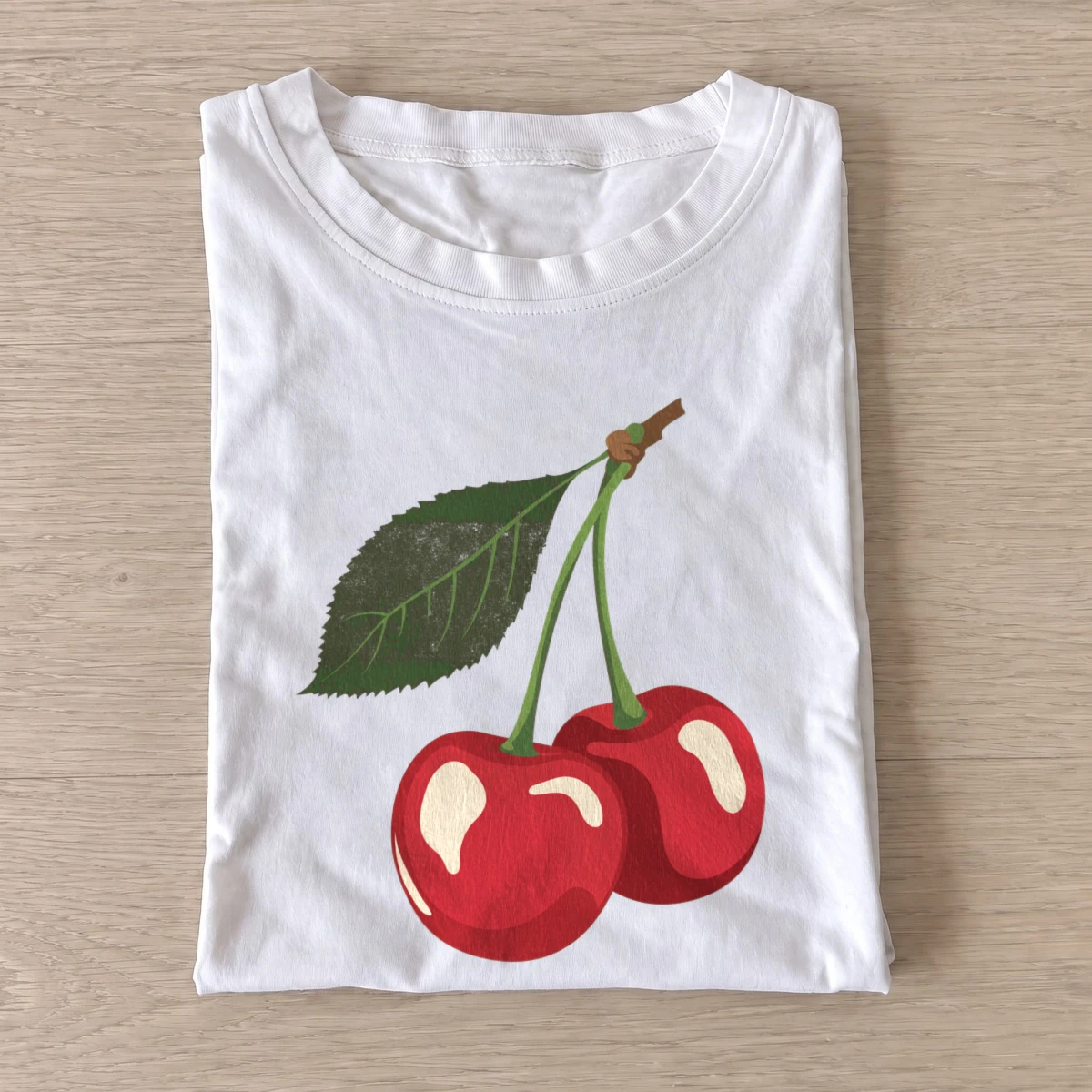 Cherry leaf pair t shirt white20cherry leaf pair.webp