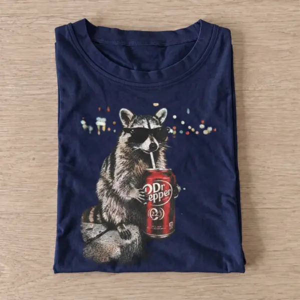 Cherry soda raccoon t shirt navy20cherry soda raccoon.webp