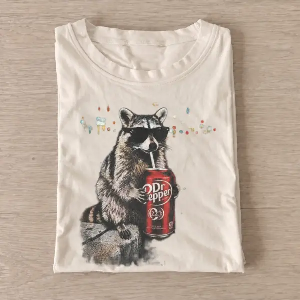 Cherry soda raccoon t shirt sand20cherry soda raccoon.webp