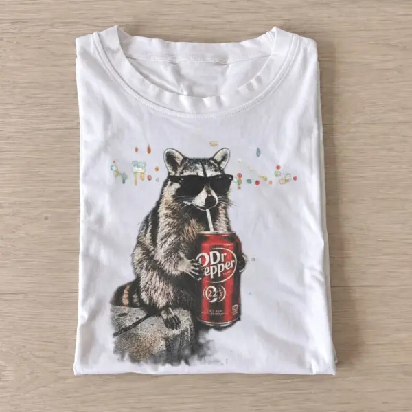 Cherry soda raccoon t shirt white20cherry soda raccoon.webp