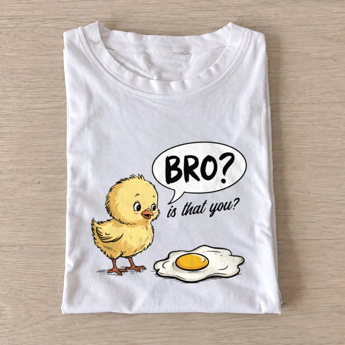Chick fried egg t shirt white20chick fried egg.webp