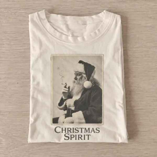 Christmas spirit santa portrait t shirt sand20christmas spirit portrait.webp