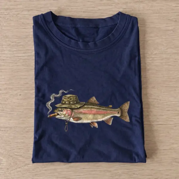 Cigar trout t shirt navy20cigar20trout.webp