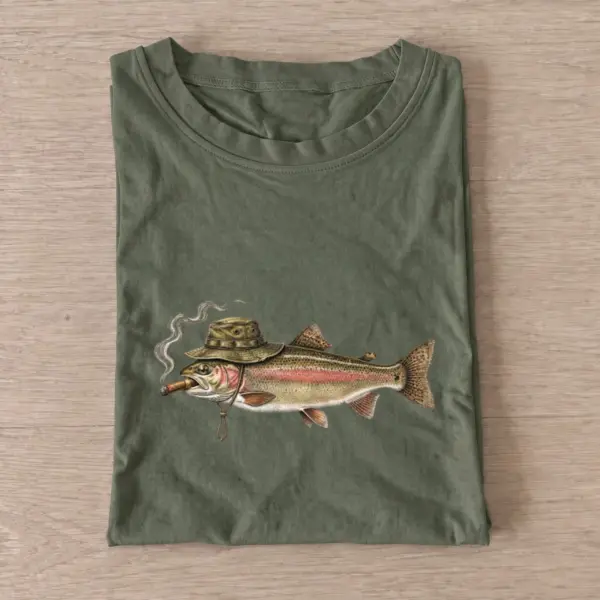 Cigar trout t shirt olive20cigar20trout.webp