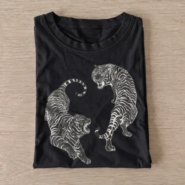 Circling ink tigers t shirt black20circling ink tigers.webp