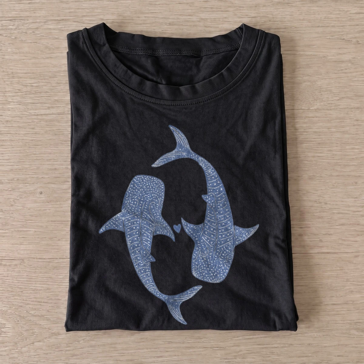 Circling whale sharks t shirt black20circling whale sharks.webp