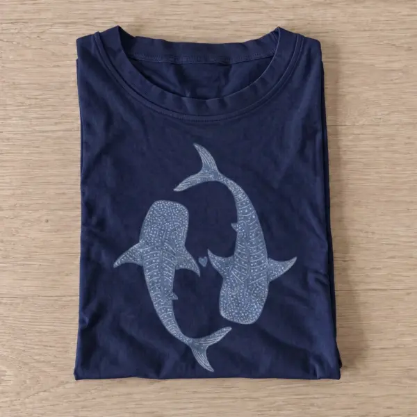 Circling whale sharks t shirt navy20circling whale sharks.webp