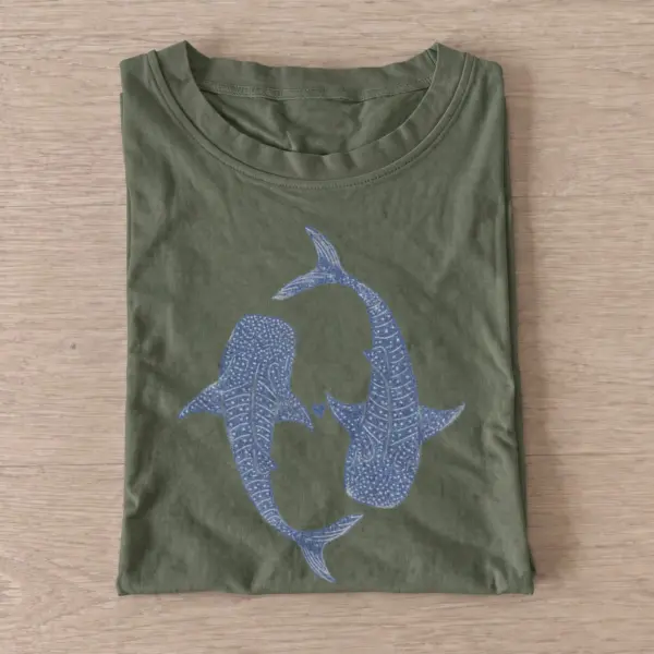 Circling whale sharks t shirt olive20circling whale sharks.webp