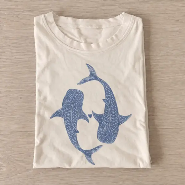 Circling whale sharks t shirt sand20circling whale sharks.webp