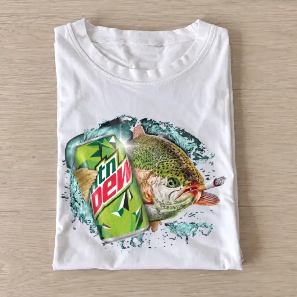 Citrus Soda Trout Fishing T-Shirt — graphic design