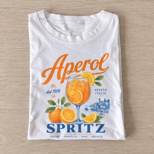 Citrus spritz cocktail graphic t shirt white20citrus spritz.webp