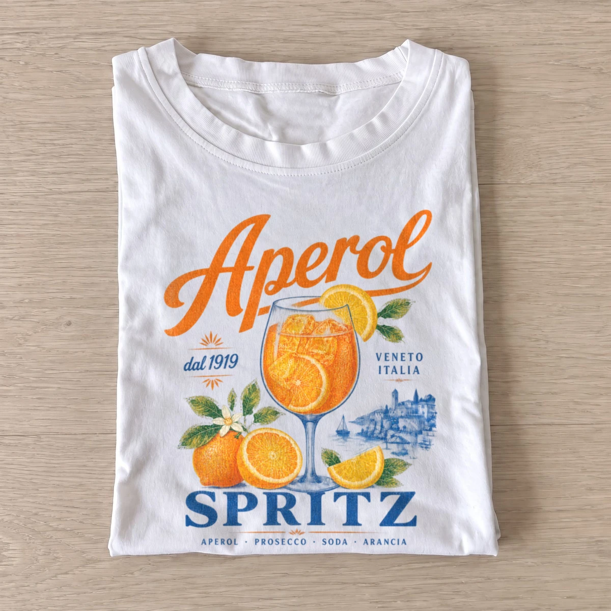 Citrus spritz cocktail graphic t shirt white20citrus spritz.webp