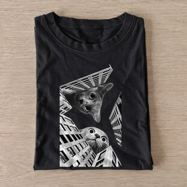 City cat watch t shirt black20city cat watch.webp