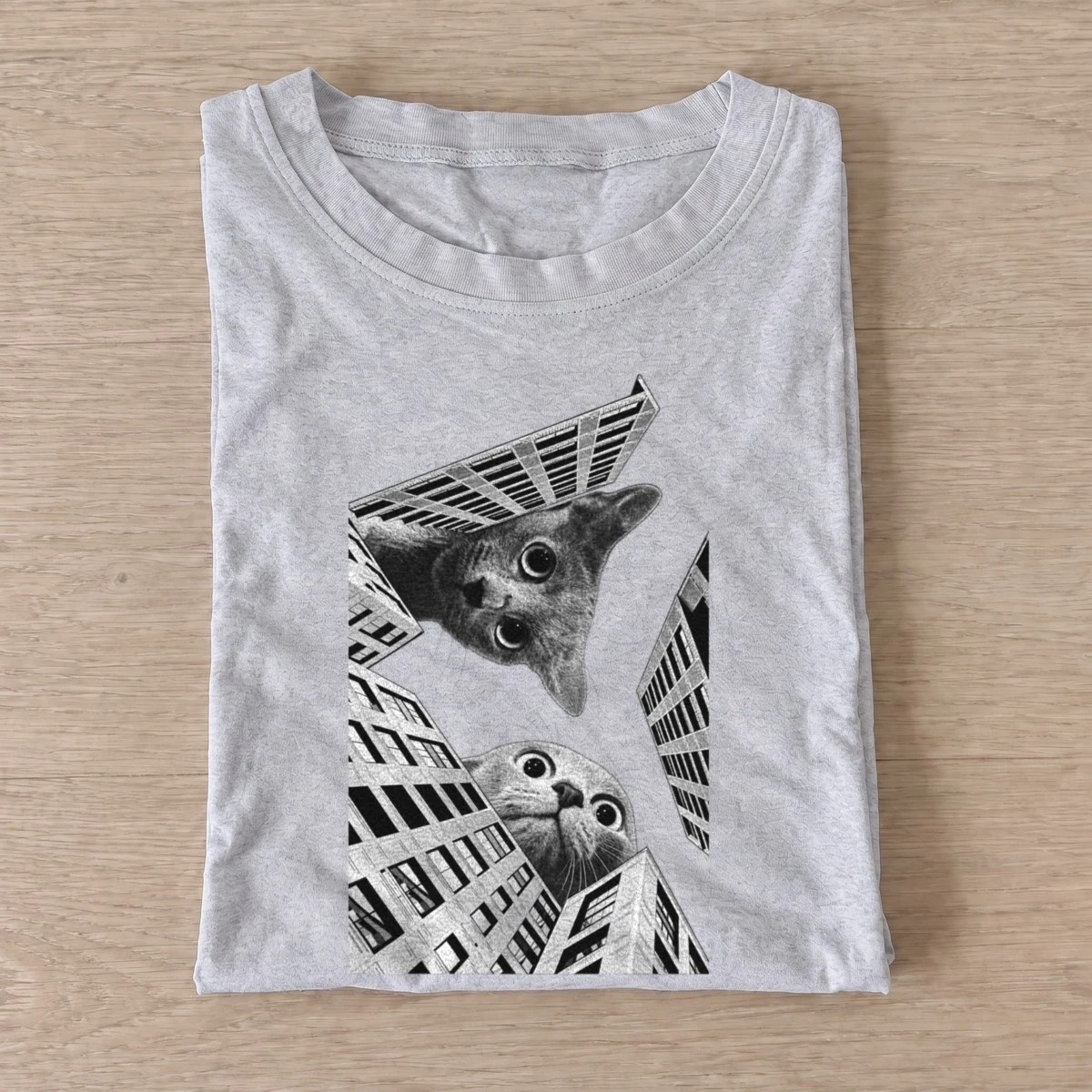 City cat watch t shirt gray20city cat watch.webp