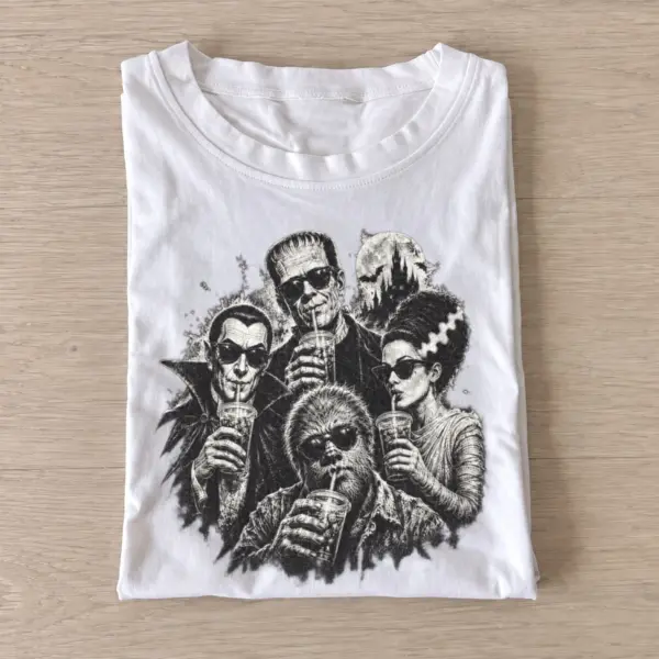 Classic monster drink party t shirt white20monster drink party.webp