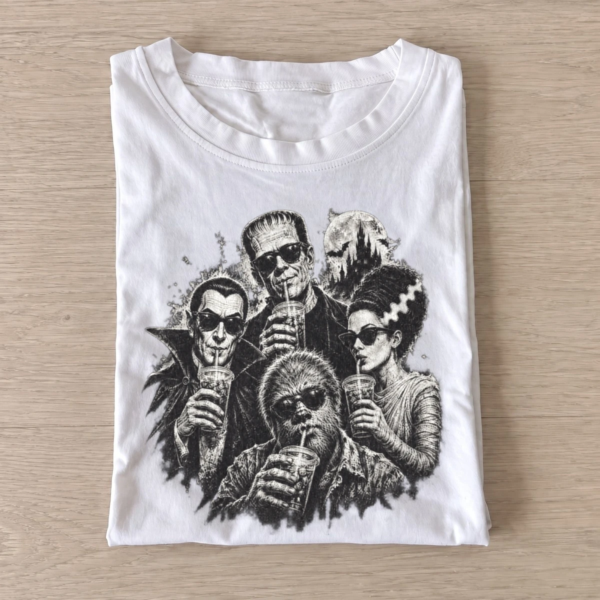 Classic monster drink party t shirt white20monster drink party.webp