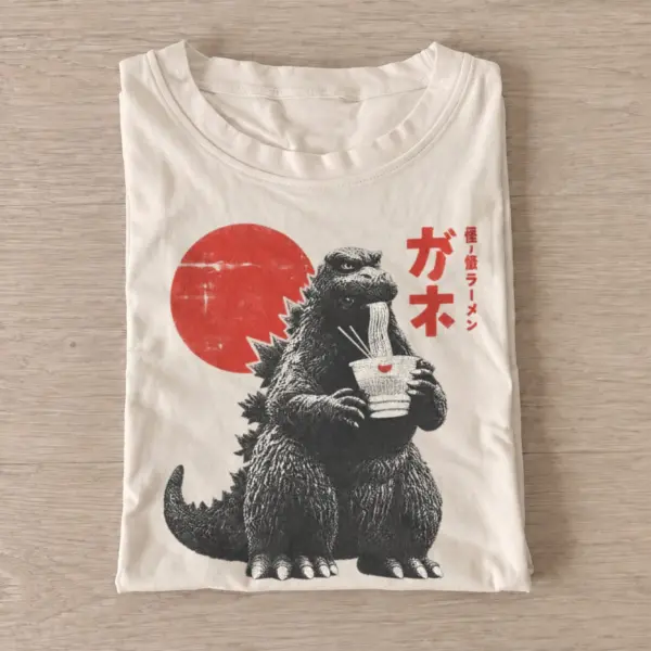 Coffee break monster ramen graphic t shirt sand20coffee break monster.webp