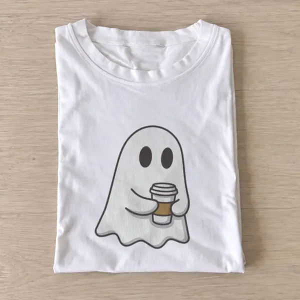 Coffee ghost t shirt white20coffee ghost.webp